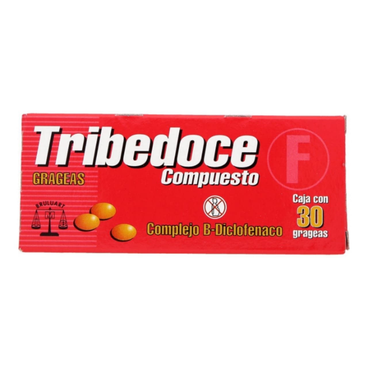 Tribedoce compuesto, Complejo B-Diclofenaco 30 grageas