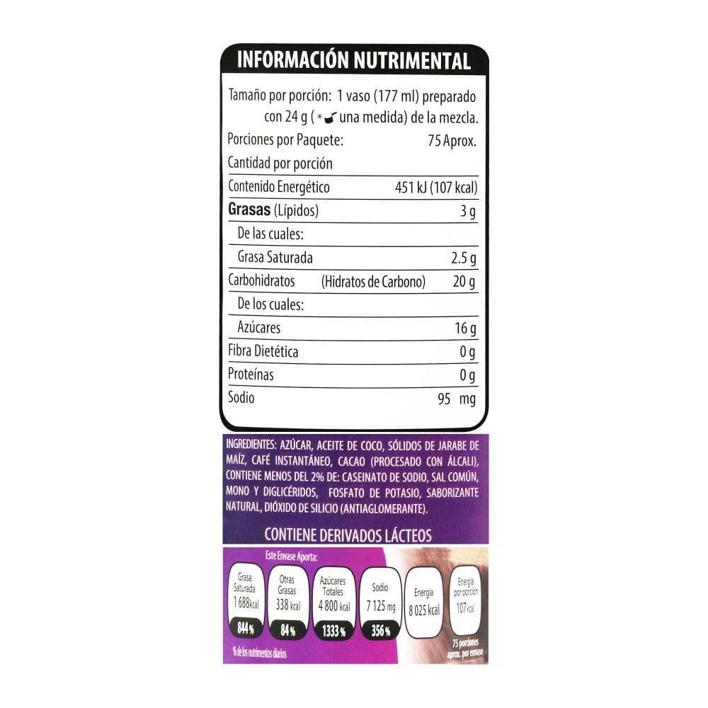 Polvo para Preparar Café Member's Mark Capuccino Moka 2 piezas de 1.8 kg c/u