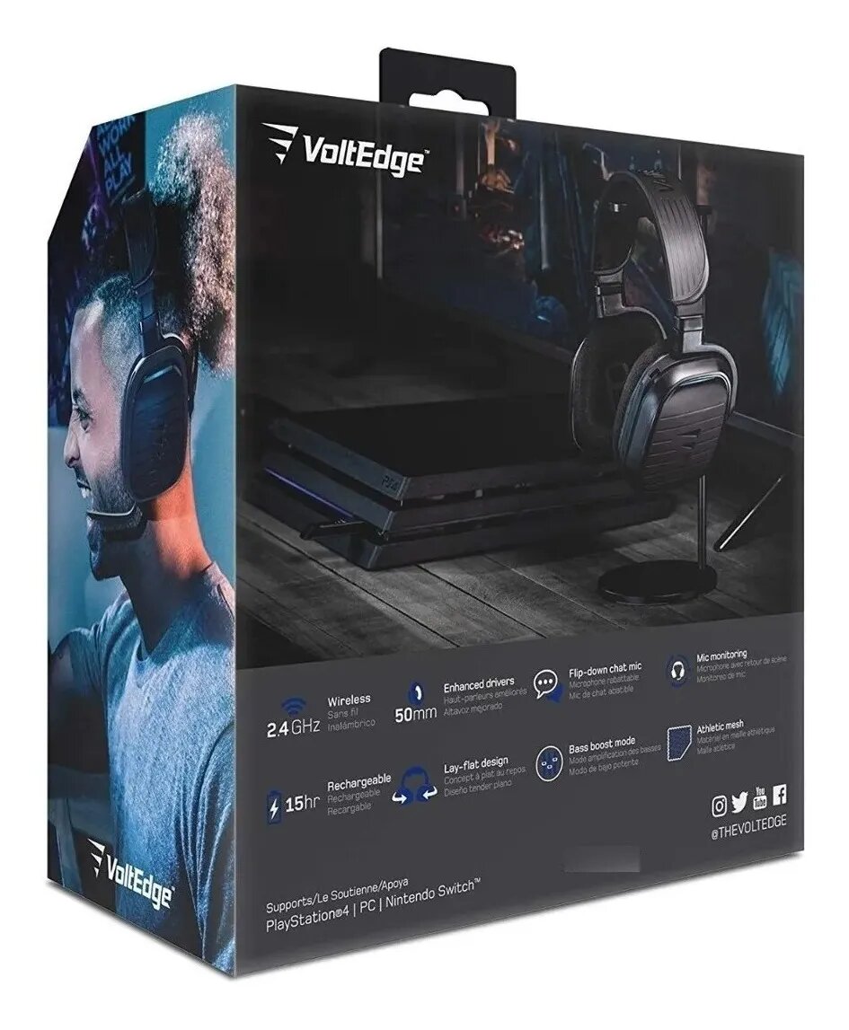 Audifonos Inalambricos Voltedge TX70 PS4