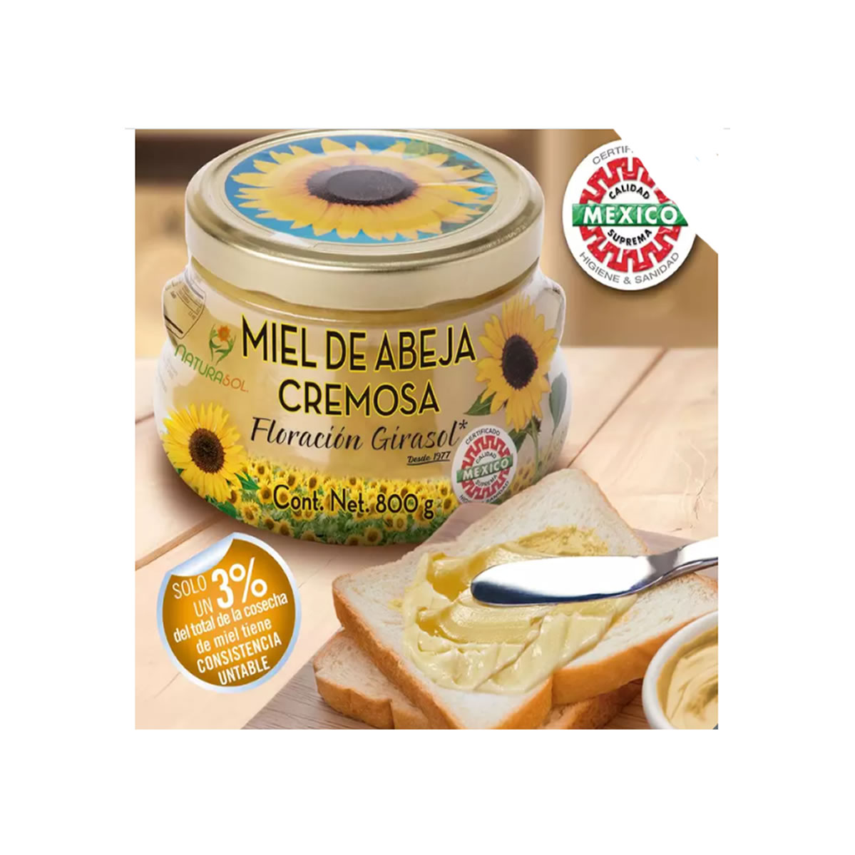 Naturasol Miel Cremosa 800 gr.
