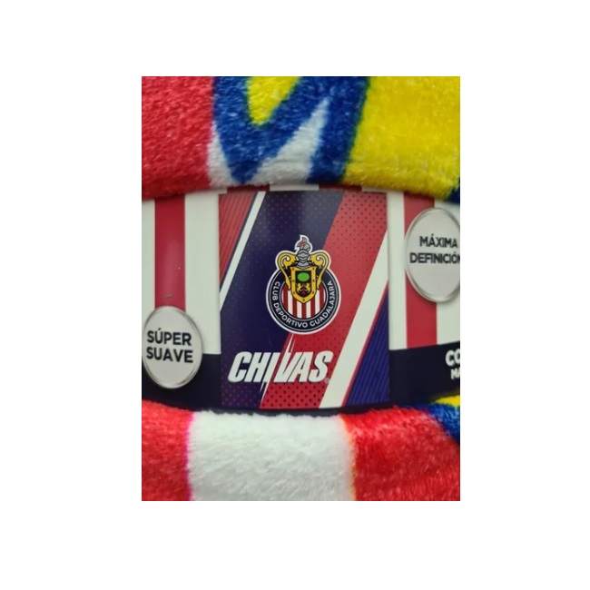 Frazada Matrimonial Chivas de Guadalajara .