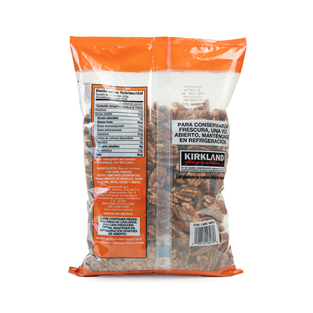 Kirkland Signature Nuez Pecana en Mitades 908 g
