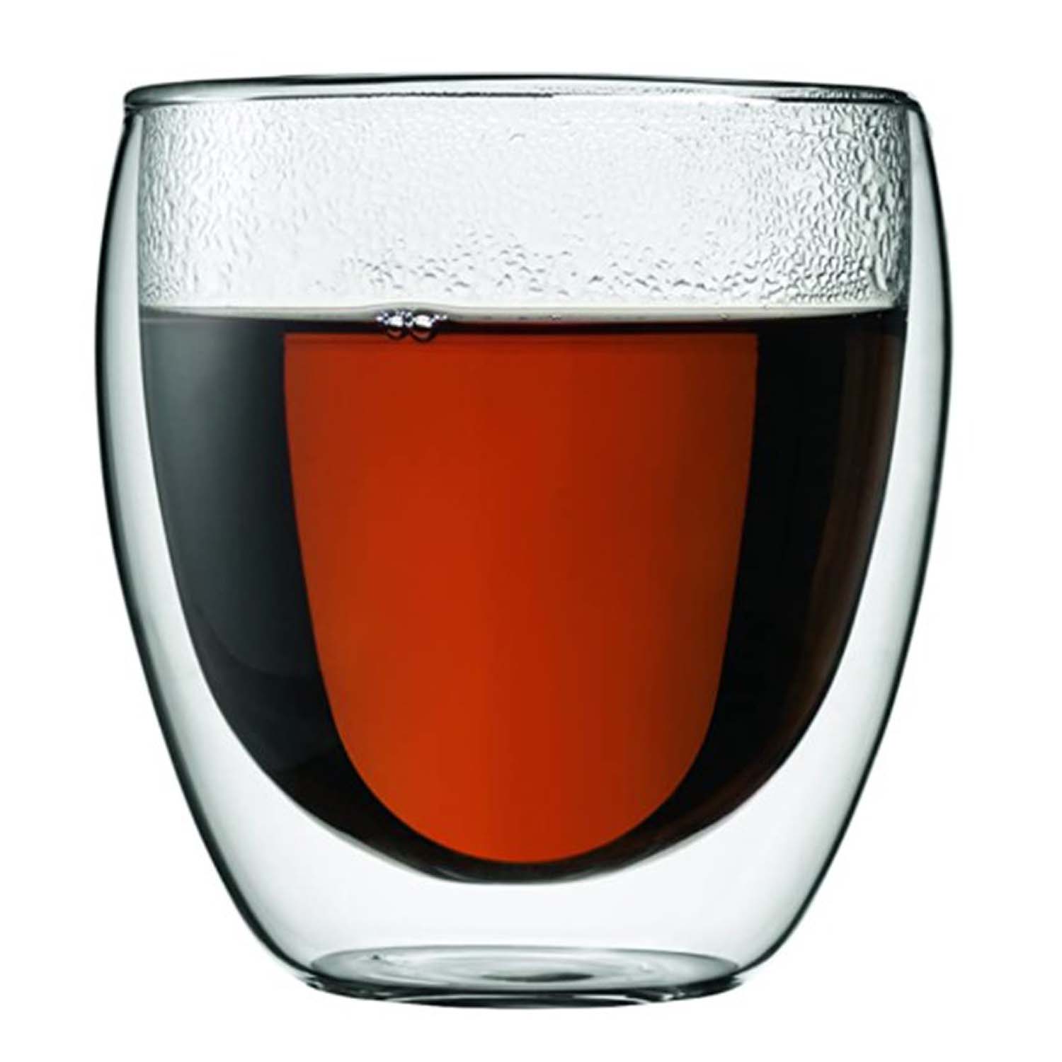 Juego De 2 Vasos 250 Ml. Con Doble Pared