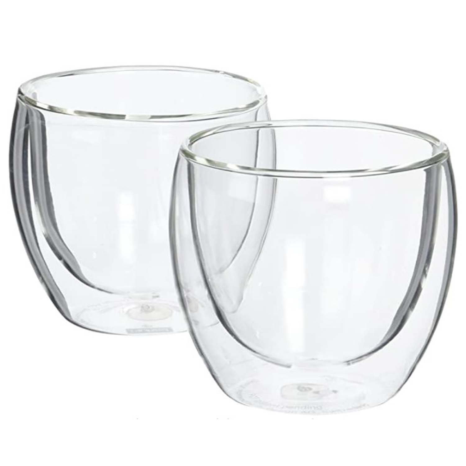Juego De 2 Vasos 250 Ml. Con Doble Pared