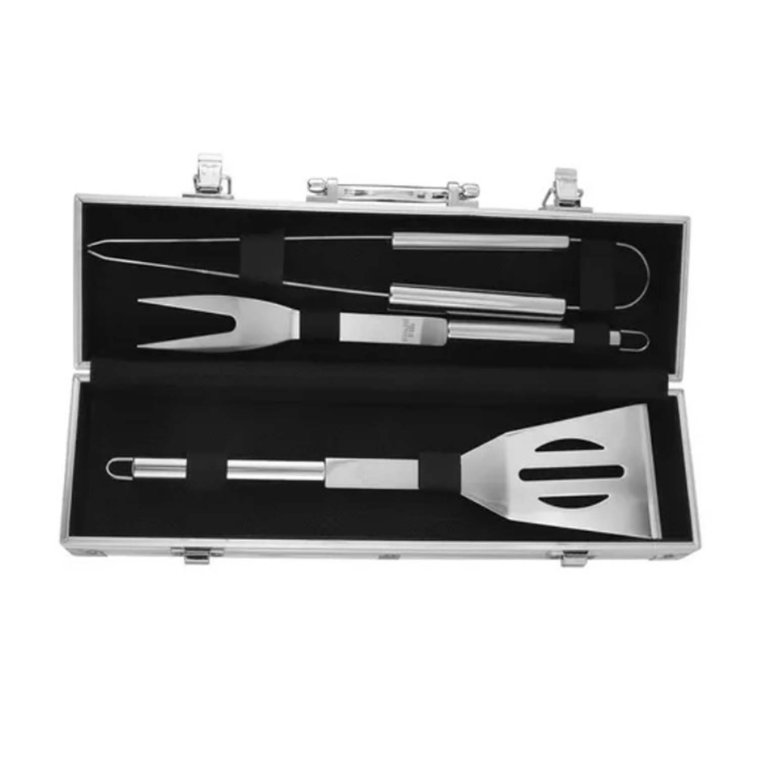 Maletín Carne Asada Espátula, Pinzas, Pincho