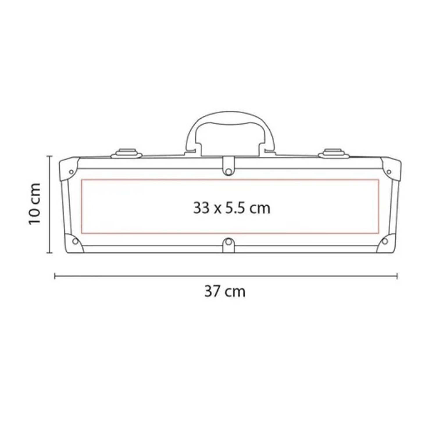 Maletín Carne Asada Espátula, Pinzas, Pincho