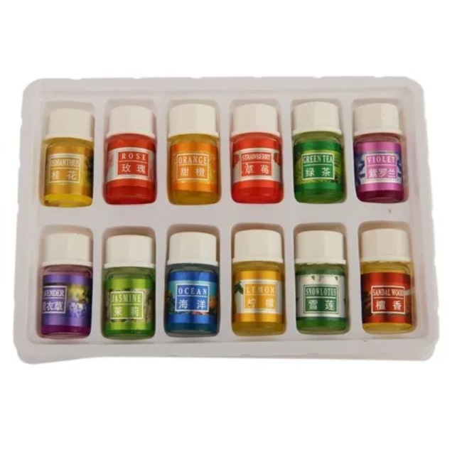  Difusor Humidificador Aromaterapia Ultrasonico M1 + 12 Esencias 