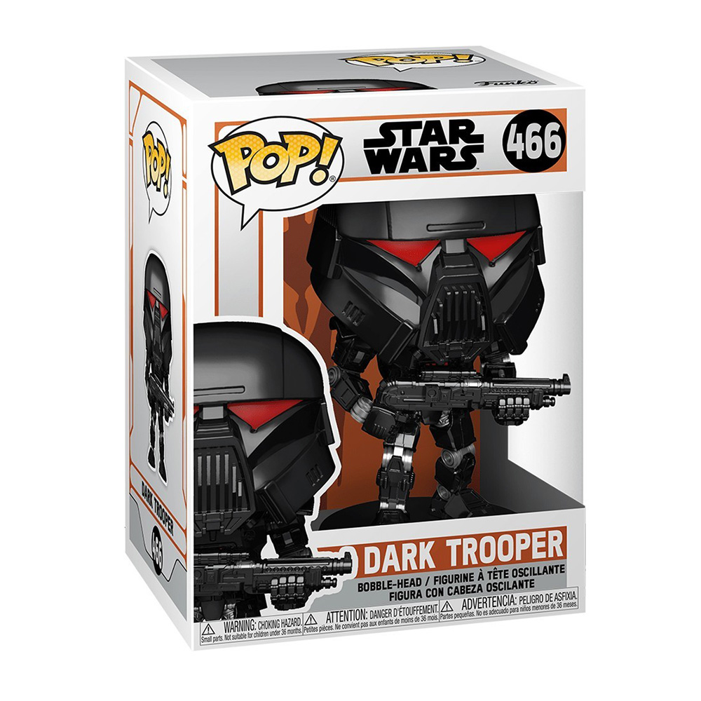 Funko Pop Star Wars: Mandalorian - Dark Trooper de Batalla