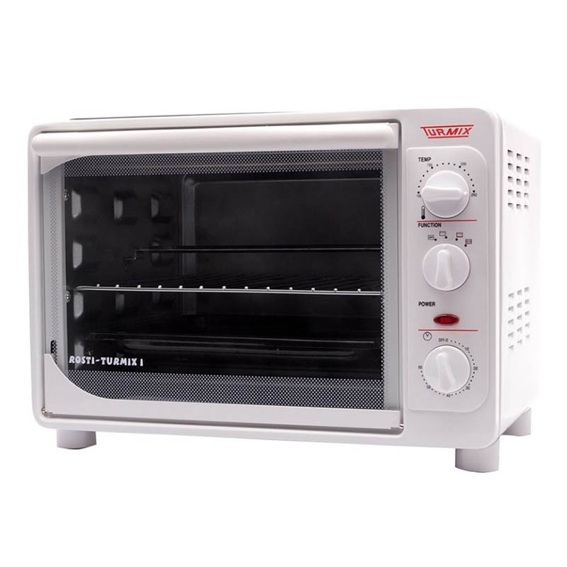 Horno de mesa electrico, tostador, rosticero, parrilla, blanco, Rosti Turmix  I