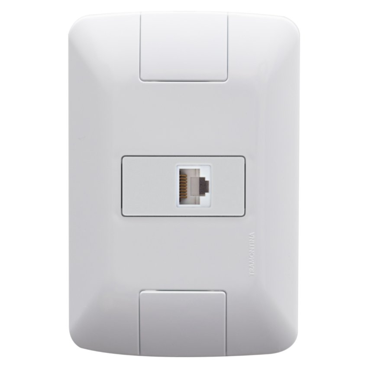 TOMACORRIENTE TRAMONTINA RJ45 CAT.6 57241022 BLANCO ARIA END1D