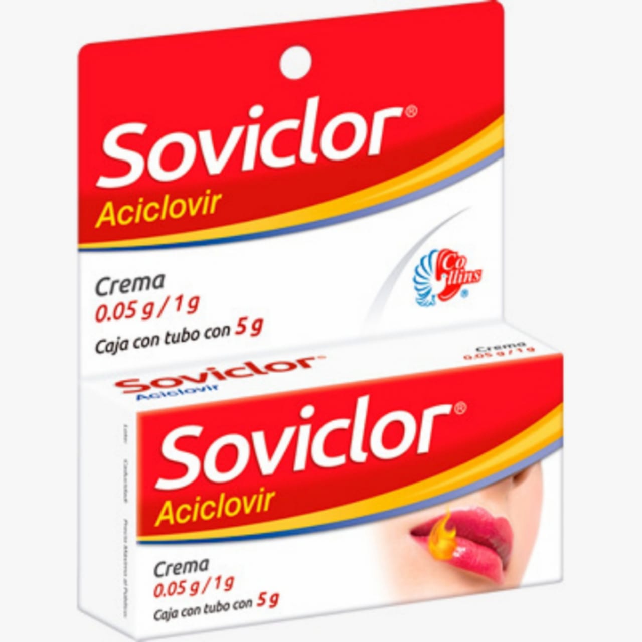 Soviclor, Aciclovir Crema Tubo com 5g