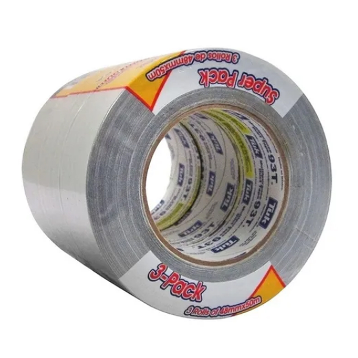 Cinta Adhesiva Multiusos 48mm x 50m Tuk, 3 pzas  000371816 SMS 