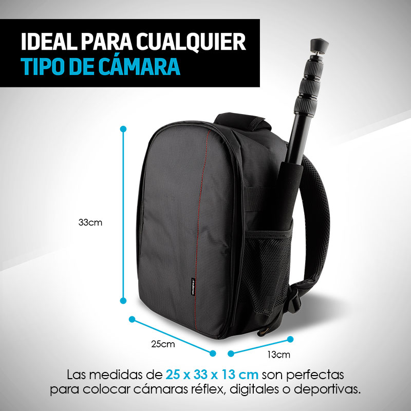 Mochila para Cámara Fotográfica Básica Mod. M-2000 Redlemon