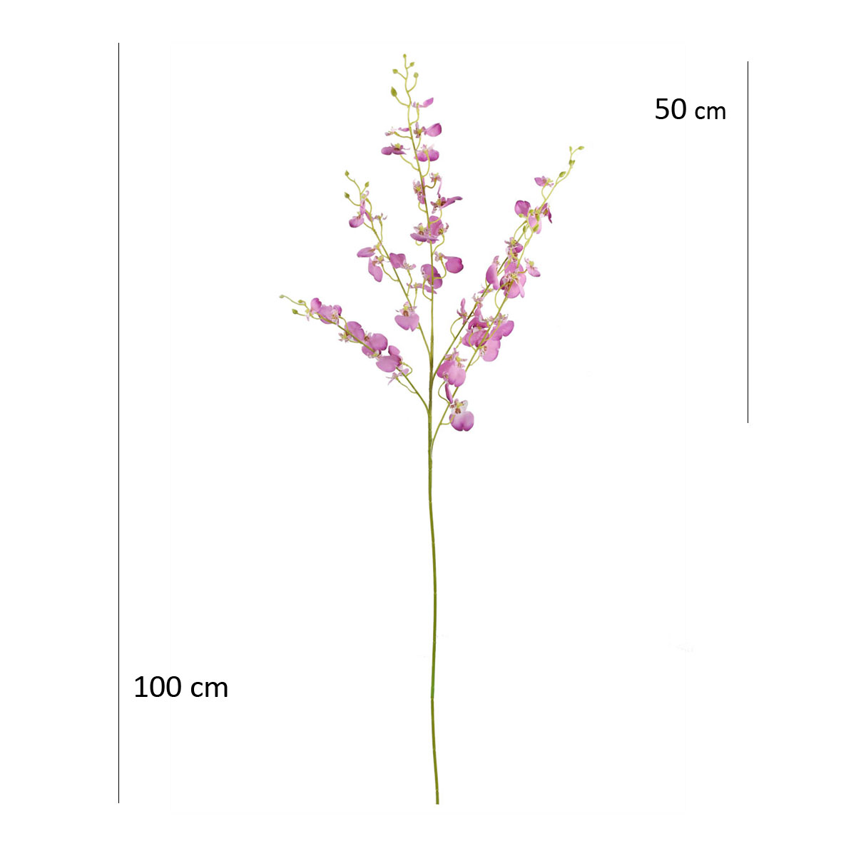 Orquidea Bailarina Artificial Magenta Pack 3 Pz Blumart