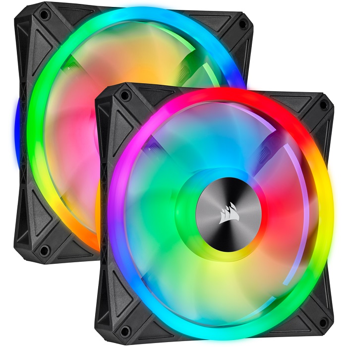 Ventiladores Corsair 2 x 140mm iCUE QL140 RGB PWM CO-9050100-WW