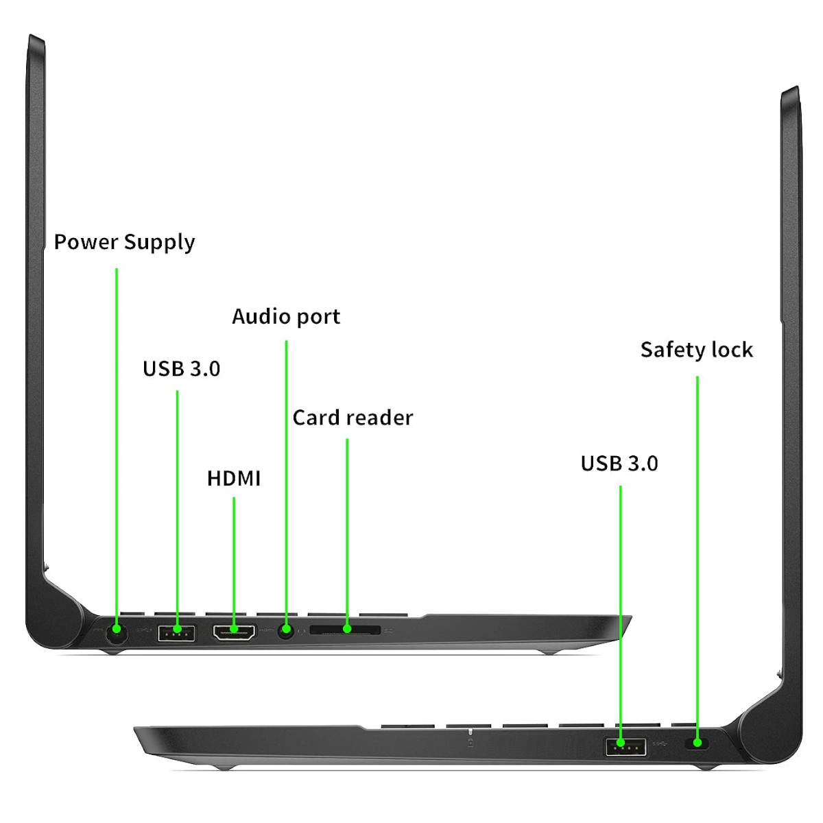 Laptop Dell Chromebook P22 11.6 Pulgadas Touch 16GB 4GB RAM Celeron N2840 -REACONDICIONADO- 