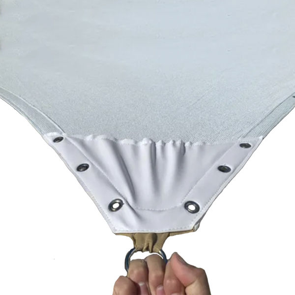 Malla Sombra 3X8 Metros 90% Sombra Confección Reforzada "Lista Para Colocar" Blanco