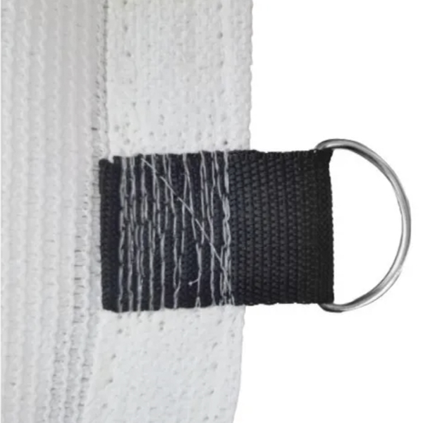 Malla Sombra 3X8 Metros 90% Sombra Confección Reforzada "Lista Para Colocar" Blanco