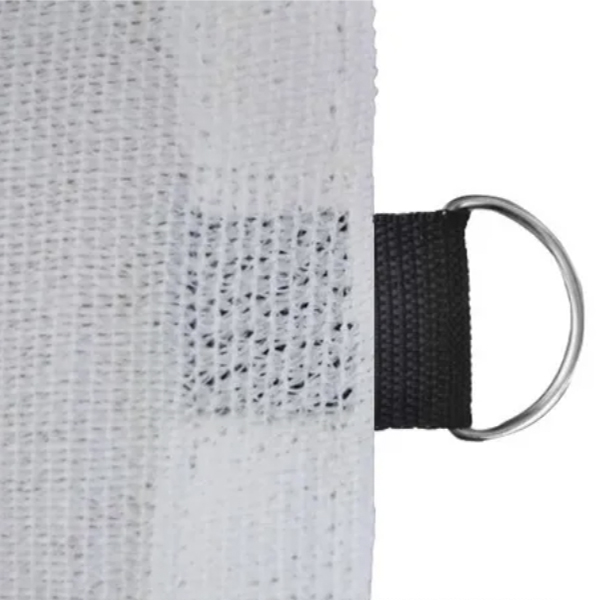 Malla Sombra 3X5 Metros 90% Sombra Confección Reforzada "Lista Para Colocar" Blanco