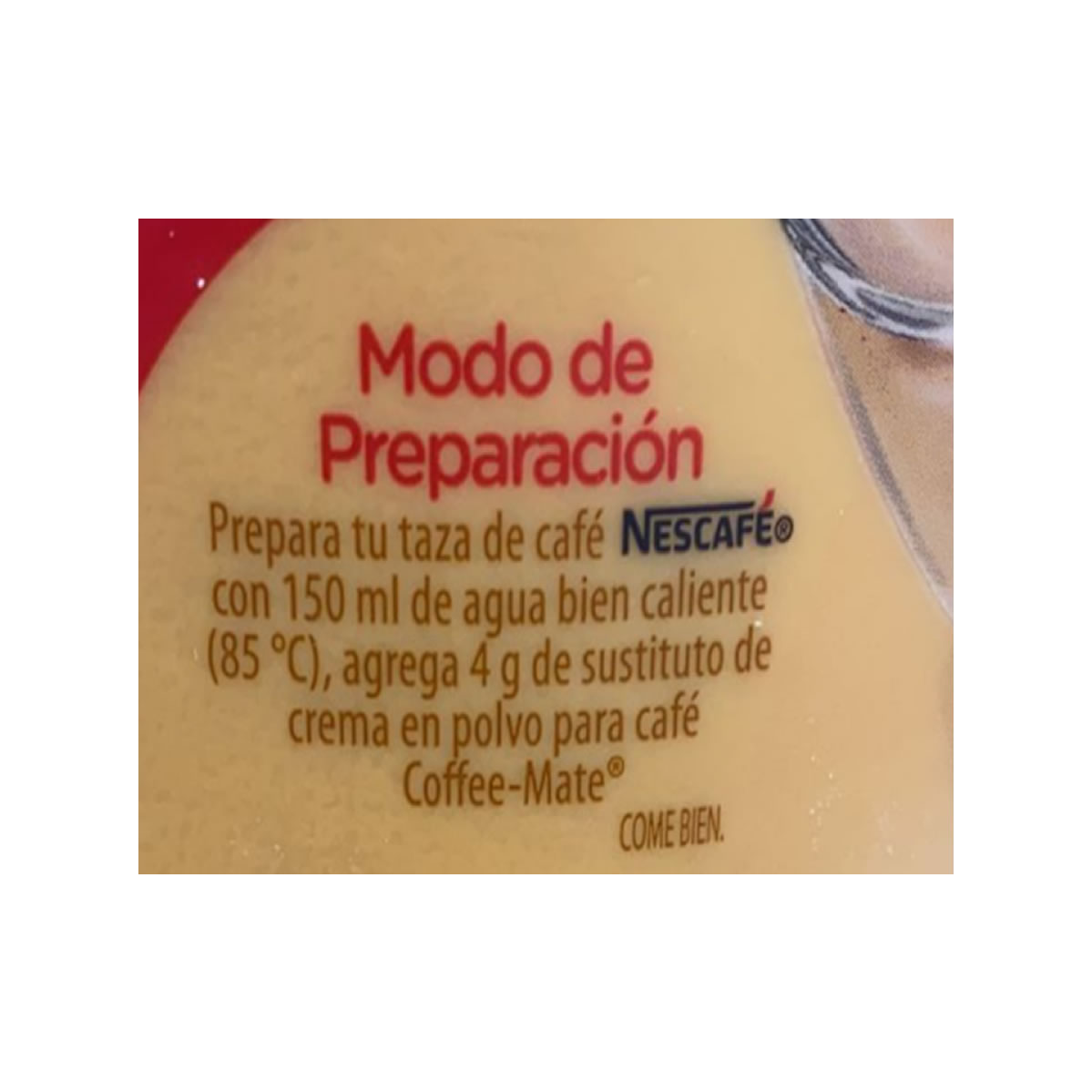 Coffee Mate Sustituto de Crema en Polvo 2/1.4 kg.