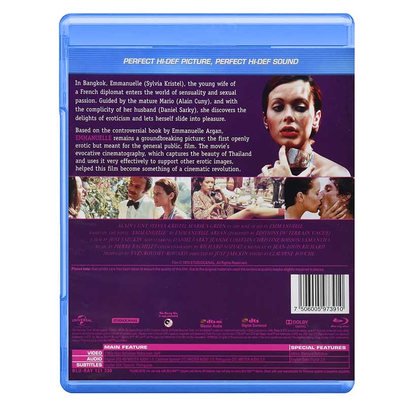 Emmanuelle Sylvia Kristel Película Blu-ray
