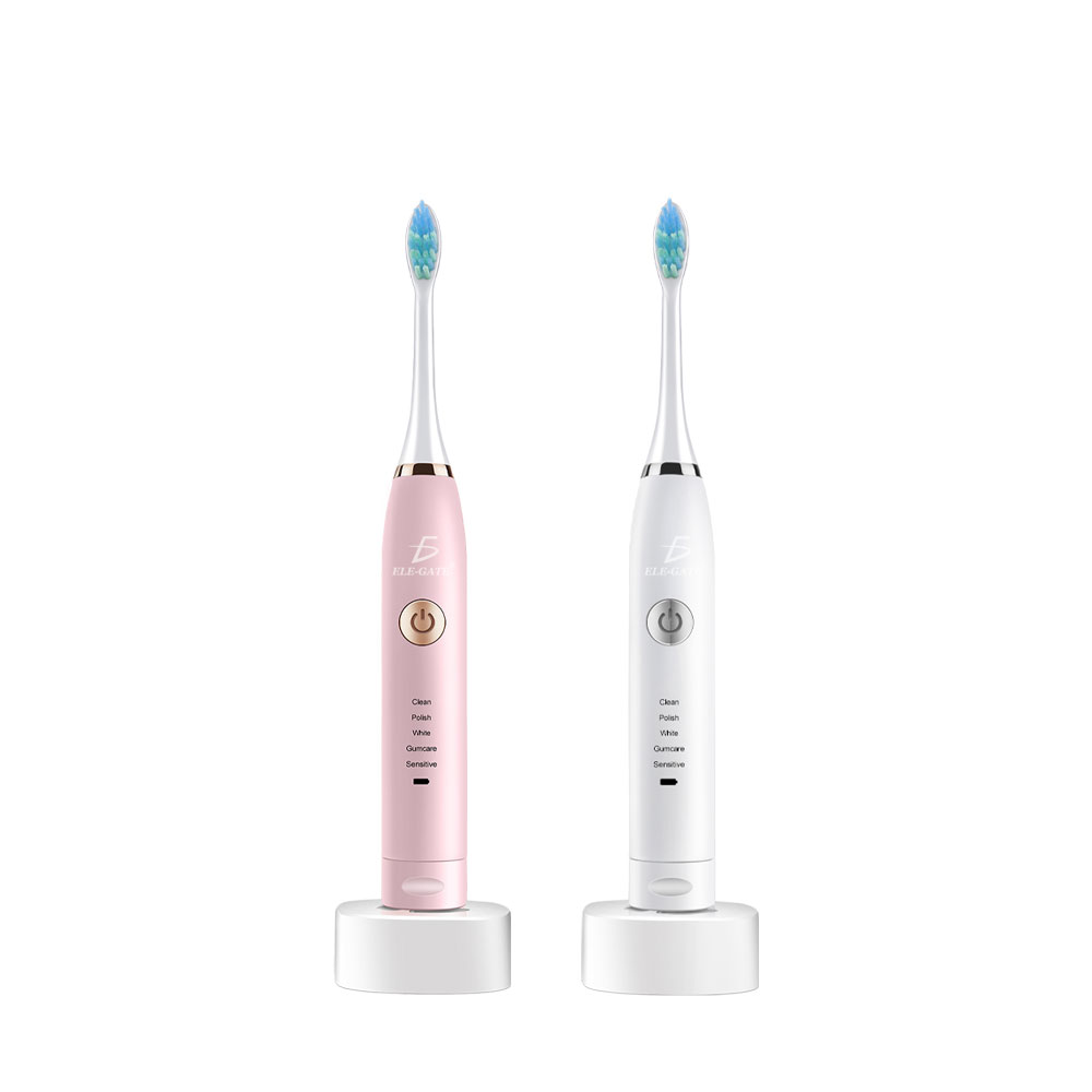 Cepillo De Dientes Eléctrico Ultrasónico Con 2 Cabezales