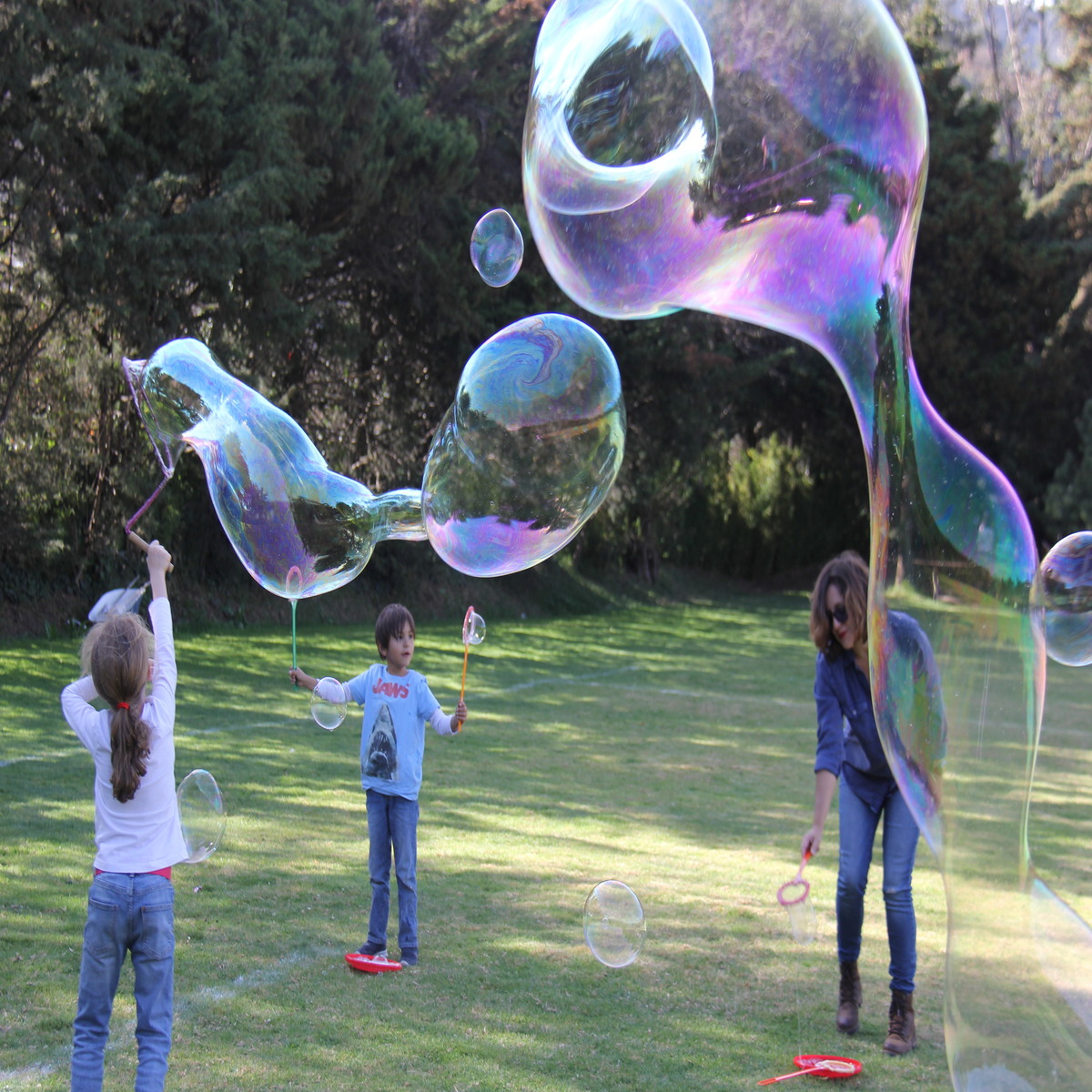 Burbujas jabon gigantes 3 Burbujeros 10,20,28cm