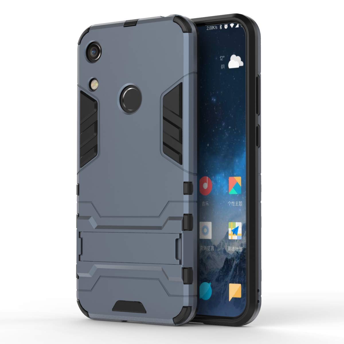 Funda Iron Case Para Huawei Y6 2019 MRD-LX3 Incluye Cristal State22