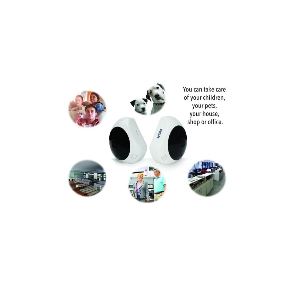 RCA cámara de Seguridad IP WiFi 360 Grados.