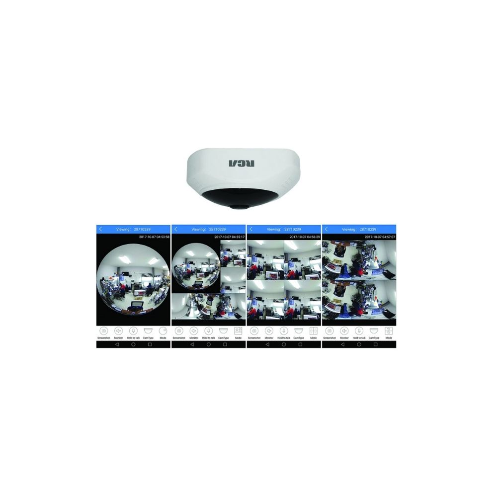 RCA cámara de Seguridad IP WiFi 360 Grados.