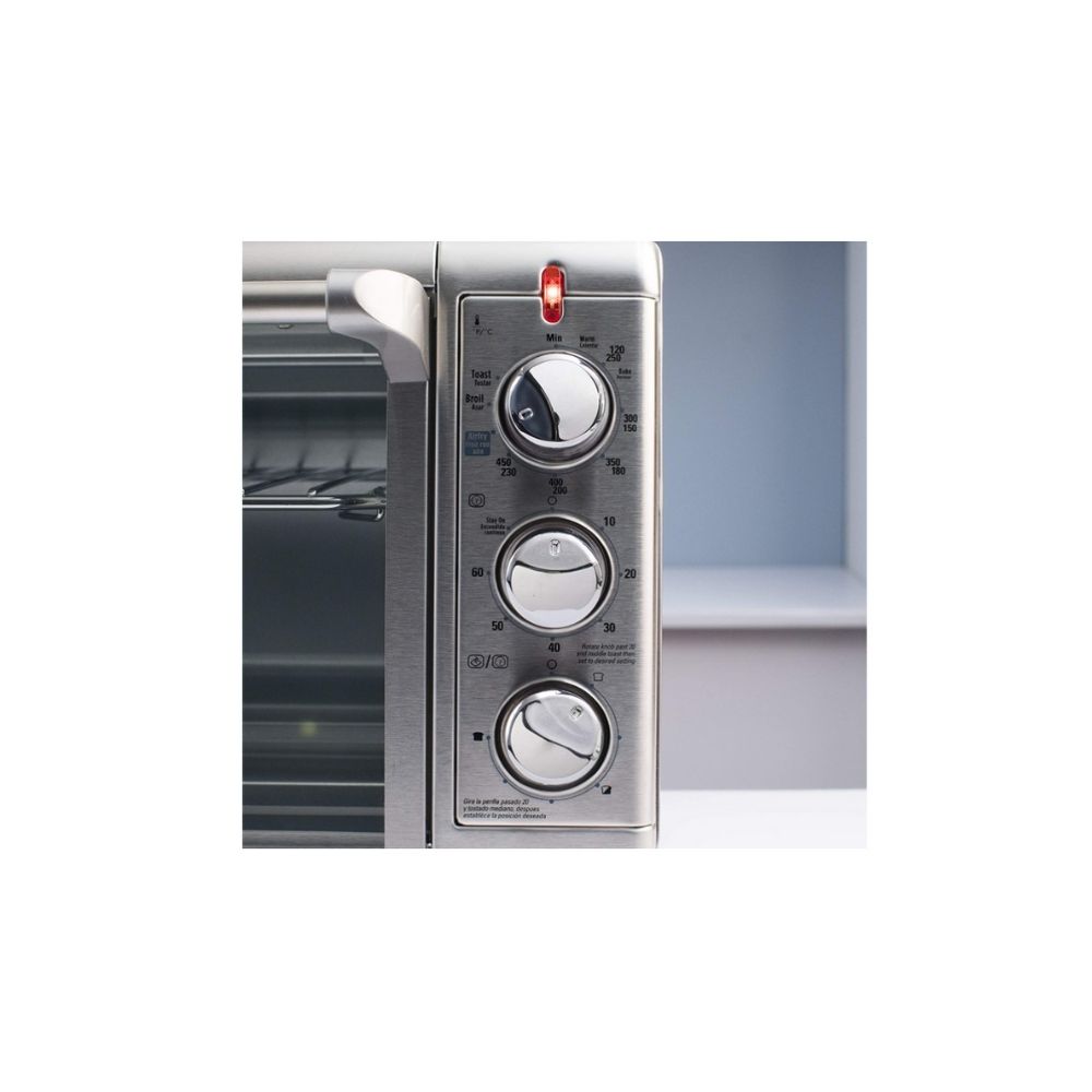 Horno Eléctrico Black & Decker con Freidora de Aire y Sistema de Convección, 30 Litros TO3265XSS-LA