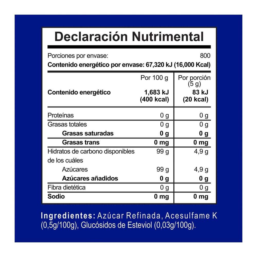 Azúcar Metco BC Baja en Calorías 3 piezas de 4 kg c/u