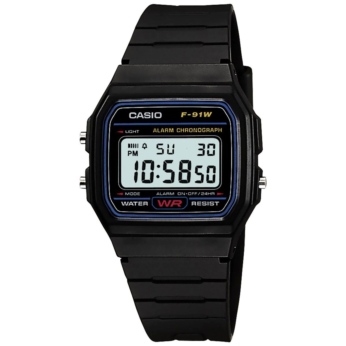 Casio F-91W-1X Reloj negro casio
