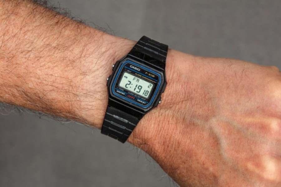Casio F-91W-1X Reloj negro casio