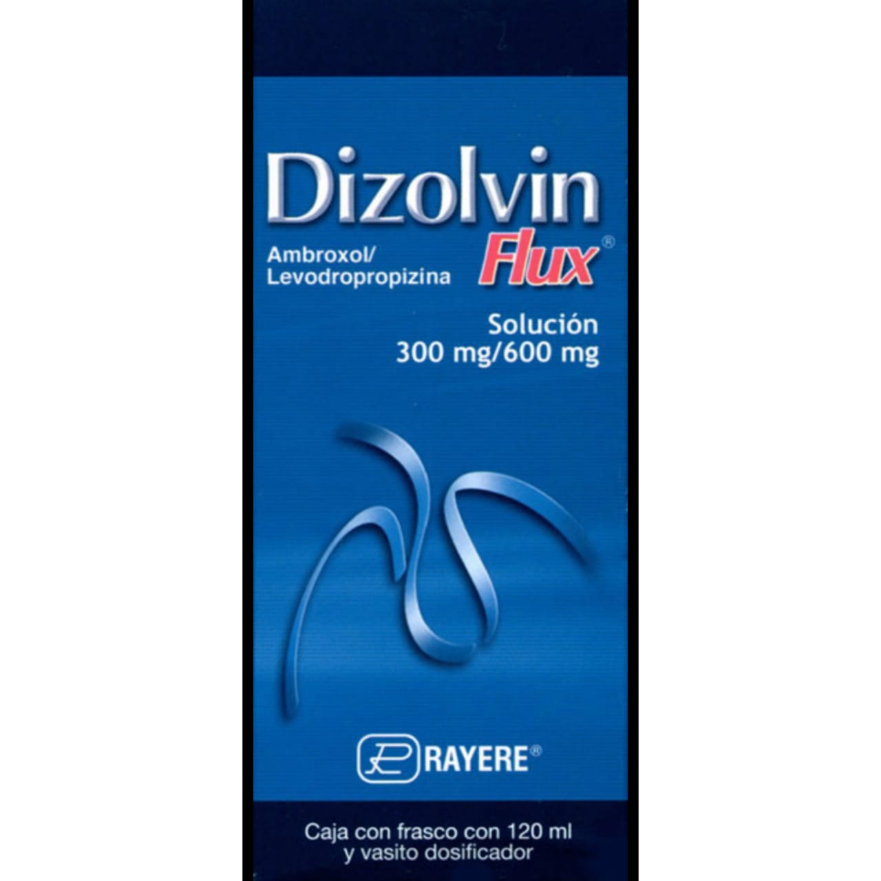 Disolvin Flux, Ambroxol/Levodropropizina Solución 300mg/600mg 120ml