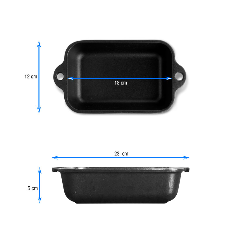 Moldes para lasaña de 18x11.5 Esmaltado