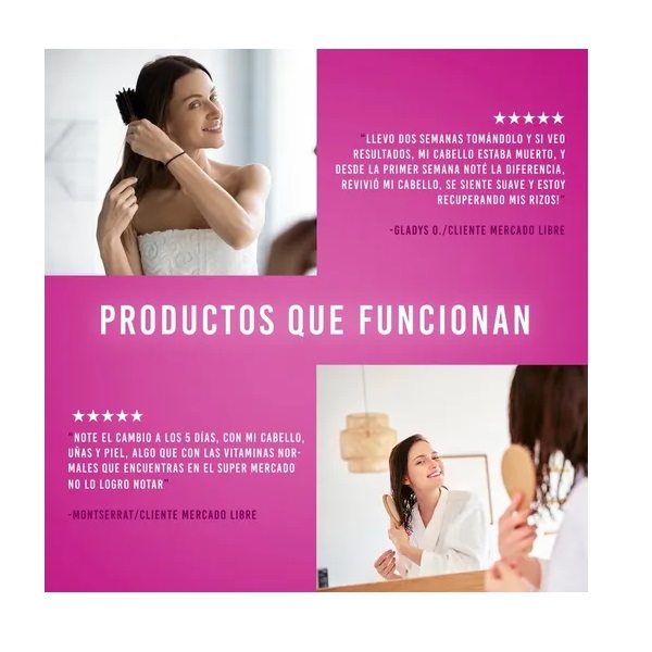 Lifeed Hair Con Biotina, Colageno, Zinc, Vitamina E Y Vit B5