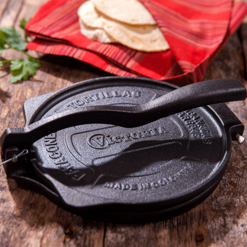 Tortilladora prensa de 20 cm curado Victoria