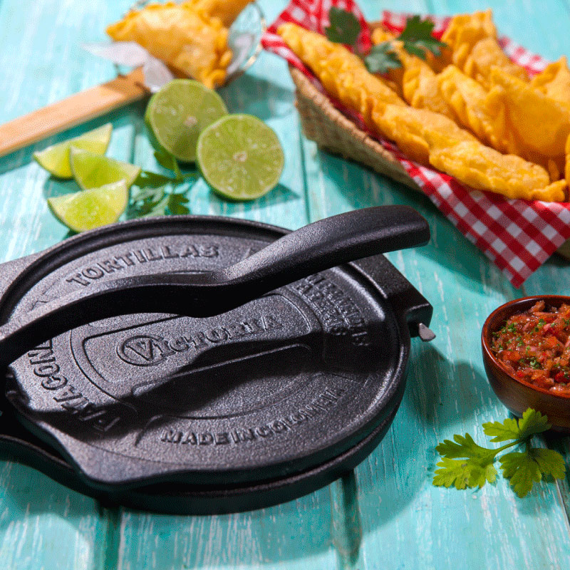 Tortilladora prensa de 20 cm curado Victoria