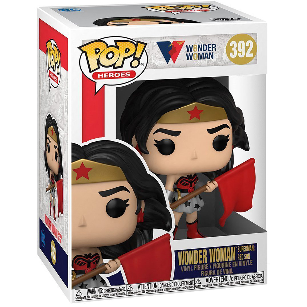 Funko Pop Heroes: Woner Woman 80 - Mujer Maravilla version Superman: Hijo Rojo