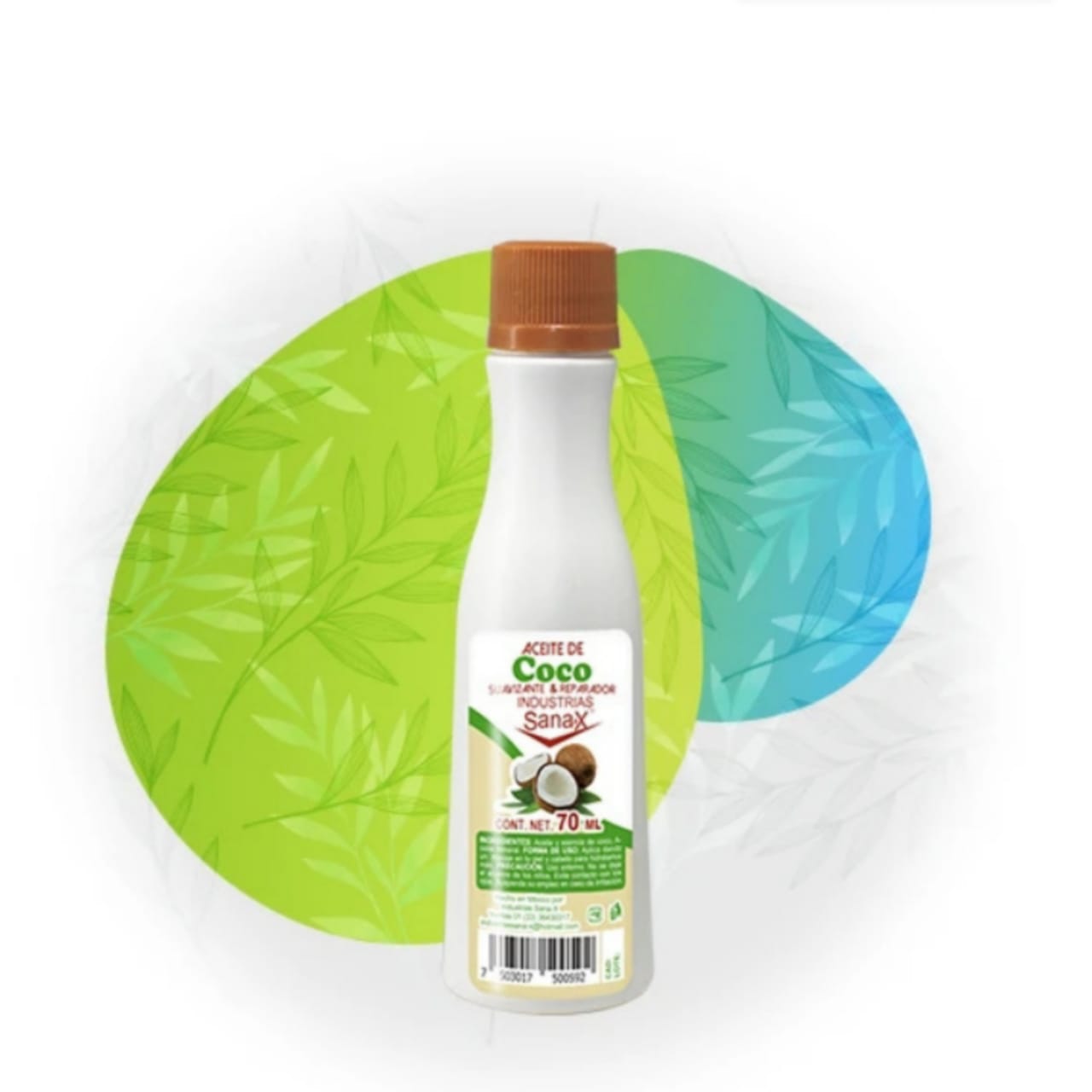 Aceite De CocoSanax Cont, Sanax Cont. Net. 70ml