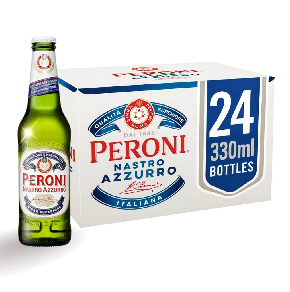 Caja Cerveza Peroni Nastro Azzurro 330ml