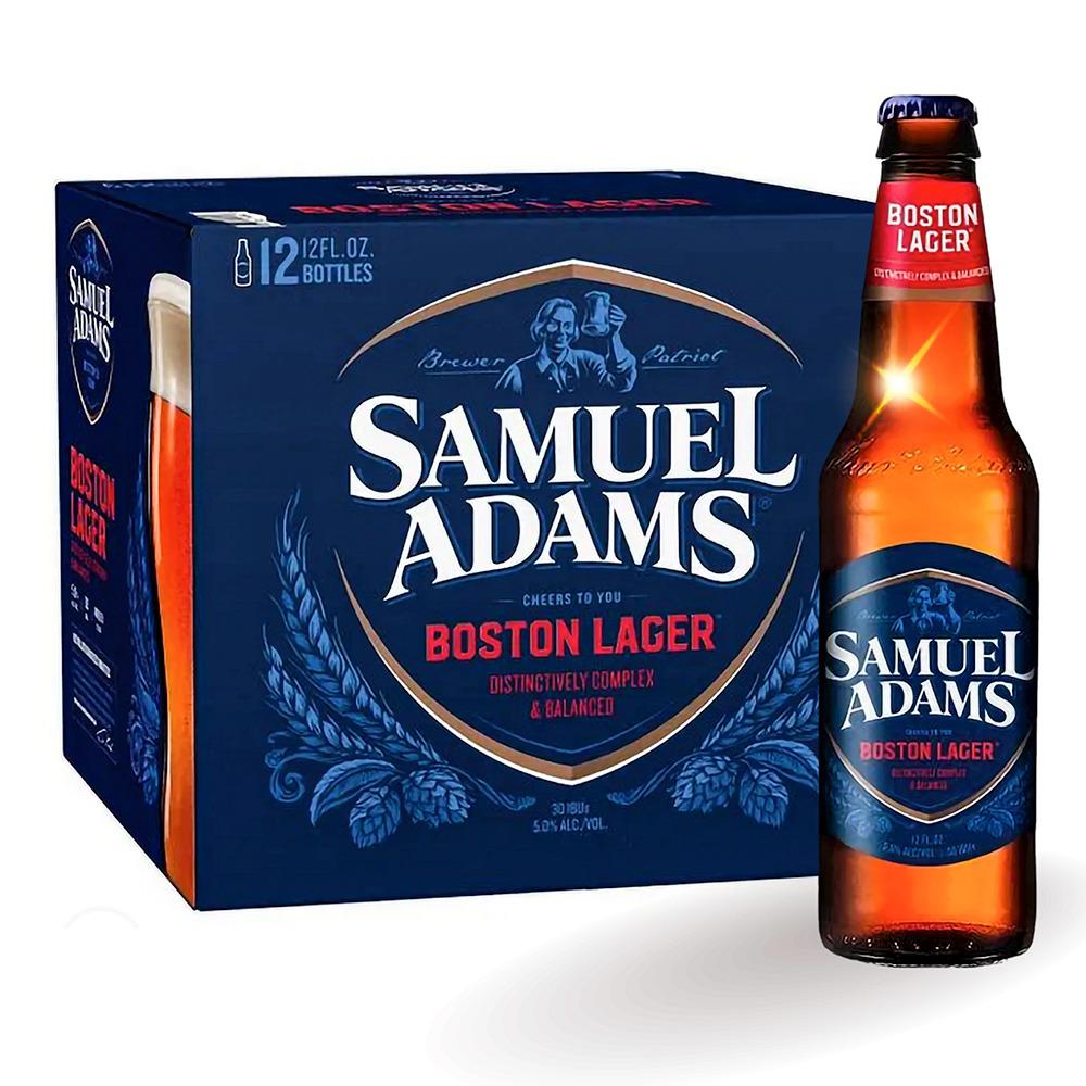 Caja Cerveza Samuel Adams Boston Lager 355ml