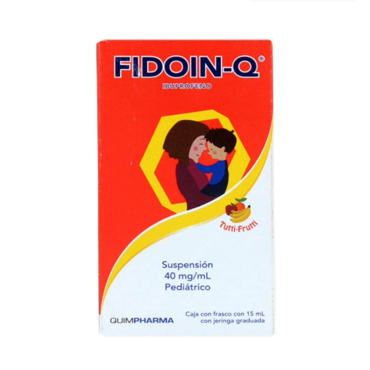 Fidoin-Q, Ibuprofeno Suspensión, 40mg/mL Fraco Con 15mL