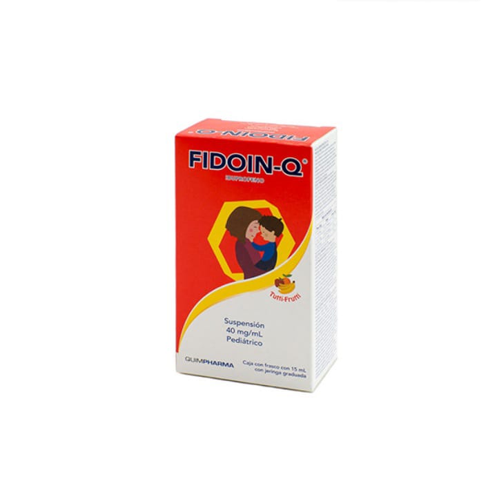 Fidoin-Q, Ibuprofeno Suspensión, 40mg/mL Fraco Con 15mL