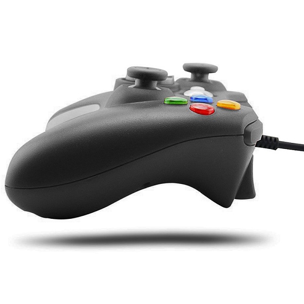 Control Genérico Compatible con xbox 360 Alámbrico Negro