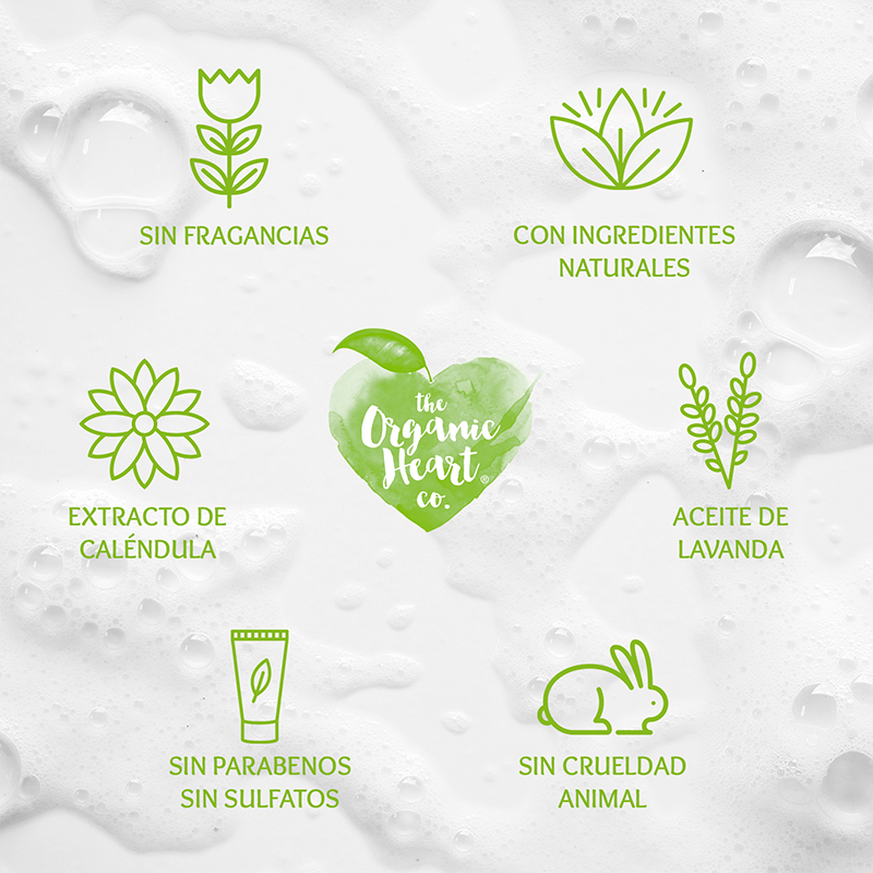 Duo Pack Shampoo Relajante para Bebé The Organic Heart Co. 