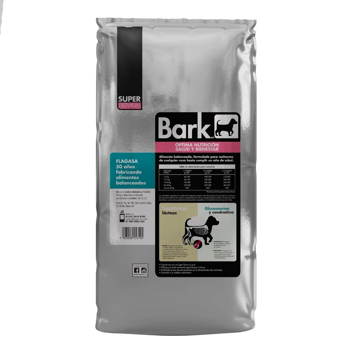 Croquetas Alimento para Perro BARK Cachorro 20Kg Super Premium