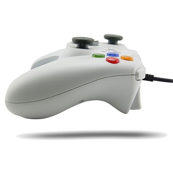 Control Genérico Compatible con xbox 360 Alámbrico Blanco