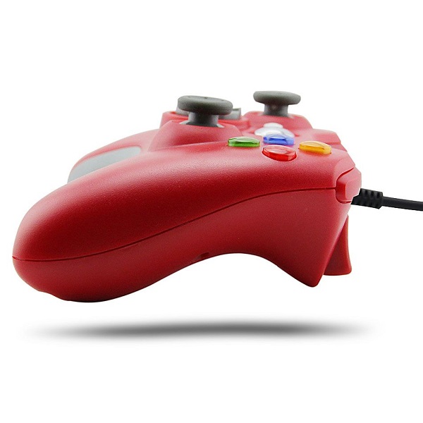Control Genérico Compatible con xbox 360 Alámbrico Rojo